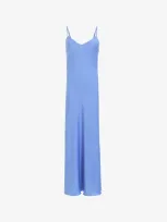 Allsaints Bryony Slipdress In Grape Mist Purple