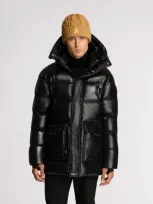 Alpenhaus Oakmount Straight Fit Quilted Puff Parka In Black