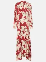 Altuzarra Felicia Printed Silk Maxi Dress In Multicoloured