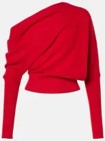 Altuzarra Cashmere Off-the-shoulder Sweater In Grenadine