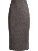 Altuzarra Ursula Midi Skirt In Grey