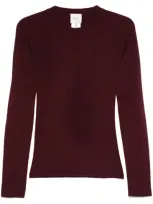 Alysi Crew-neck Sweater In Purple