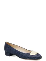 Amalfi By Rangoni Mito Pump In Blue Jeans Gold