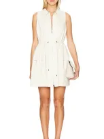 Amanda Uprichard Vanessa Dress In Beige