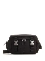 Ami Alexandre Mattiussi Ami De Coeur Messenger Bag In Black