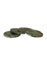 Anastasio Home Oversized Stone Coasters In Green