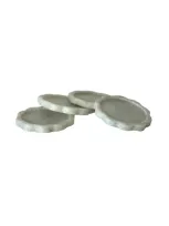 Anastasio Home Sun Stone Coaster Set In Gray