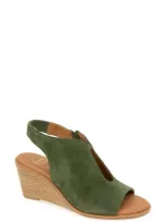 Andre Assous André Assous Belinda Ankle Strap Sandal In Forest Green