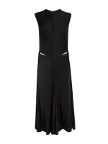 Anna October Elisa Midi Dress In Black