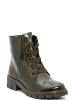 Ara Debbie Lace-up Boot In Green