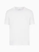 Armani Exchange Regular Fit Jersey T-shirt In White