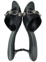 Balenciaga Le Cagole Strappy Sandals In Black