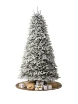 Balsam Hill Frosted Fir Unlit Christmas Tree In White