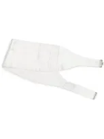 Brunello Cucinelli Satin Cummerbund In White