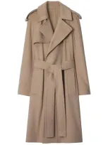 Burberry Cashmere Wrap Coat In Flax