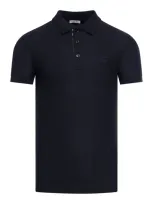 Burberry Cotton Polo In Black