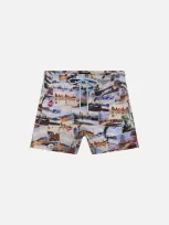 Camilla Short Swim Short Call Me In Cairo In Blue