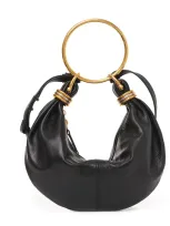 Chloé Bracelet Hobo Bag In Black