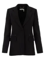 Chloé Wool Single-breasted Blazer In Multicolor