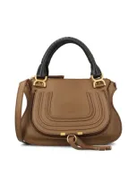 Chloé Marcie Medium Shoulder Bag In Brown