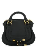 Chloé Marcie Mini Double Carry Tote Bag In Black