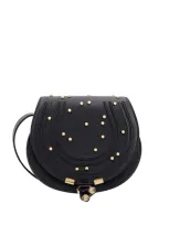 Chloé Small Marcie Saddle Bag In Black