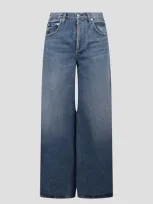 Citizens Of Humanity Amari Ultra Wide Leg Dweller Jeans In Blue