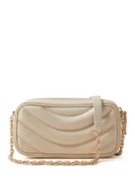 Claudie Pierlot Alba Shoulder Bag In Naturels