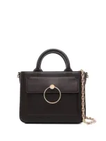 Claudie Pierlot Anouck Smooth-leather Mini Bag In Noir / Gris