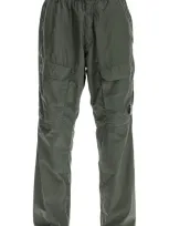 C.p. Company Cargo Pants In Chrome-r Material In Khaki