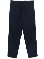 C.p. Company Logo-patch Trousers In 897 Sky Captain