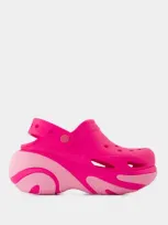 Crocs Bubble Crush Sandals In Pink