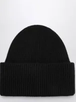 Destin Black Wool And Cashmere Beanie