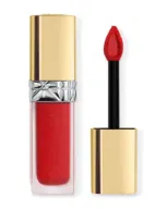 Dior Rouge  Forever Sequin Liquid Lipstick In Red