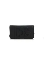 Dolce & Gabbana Mini Leather Crossbody Bag With Shoulder Strap. In Black