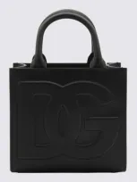 Dolce & Gabbana Black Leather Daily Handle Bag