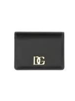 Dolce & Gabbana Continental Small Wallet In Black