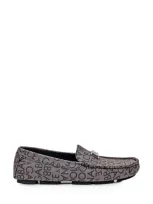 Dolce & Gabbana Jacquard Slipper In Brown