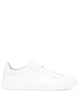 Dolce & Gabbana Black Leather Portofino Sneakers In White