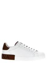 Dolce & Gabbana Portofino Sneakers In White