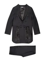 Dolce & Gabbana Kids' Tailored Two-piece Suit In Black