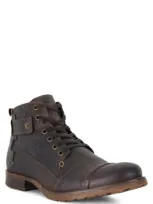 Dune London Simon Boot In Dark Brown