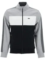 Eden Park Lightweight Zip-up Sweatshirt With In Black