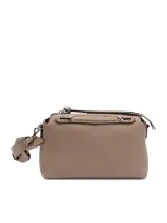 Fendi By The Way Selleria Medium Shoulder Bag In Brown