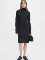 Filippa K Funnelneck Dress In Grey