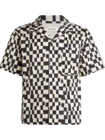 Frame Short-sleeve Check Shirt In Multi