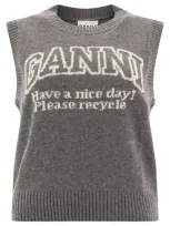 Ganni "" Vest In Gray