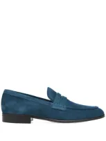 Gianvito Rossi George Loafers In Blue