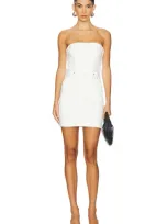 Good American Tube Mini Dress In Cloud White001