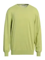 Gran Sasso Man Sweater Acid Green Size 46 Cotton